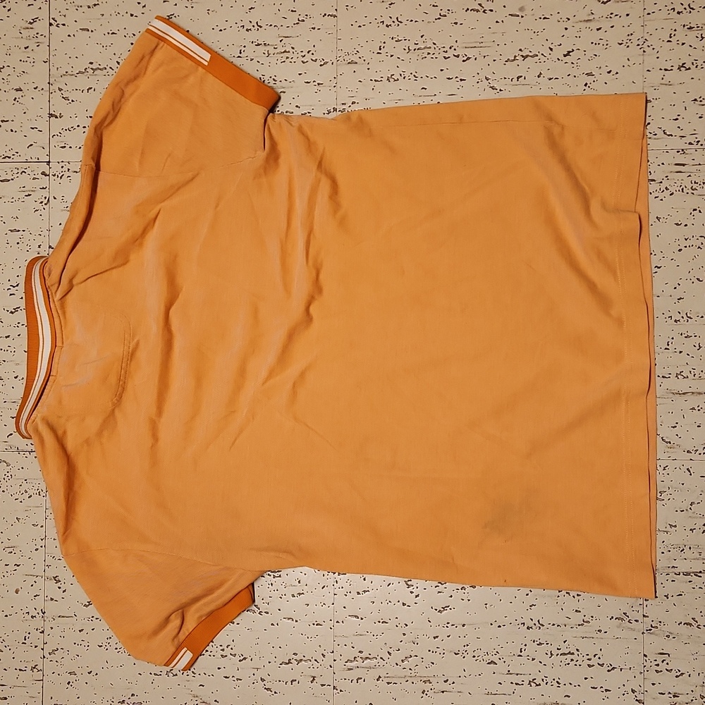 Hugo Boss Orange & White logo Tape Spellout Slim Fit Polo Shirt - Picture 9 of 12